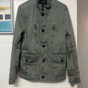 Women’s Military Style Jacket in Olive Green